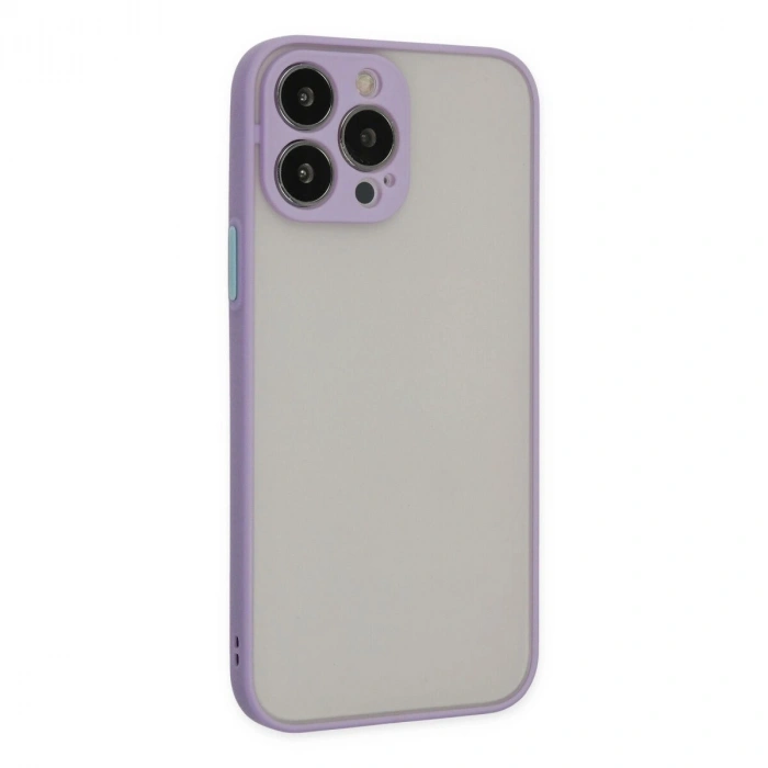 İphone 14 Pro Kılıf Montreal  Kapak - Mor