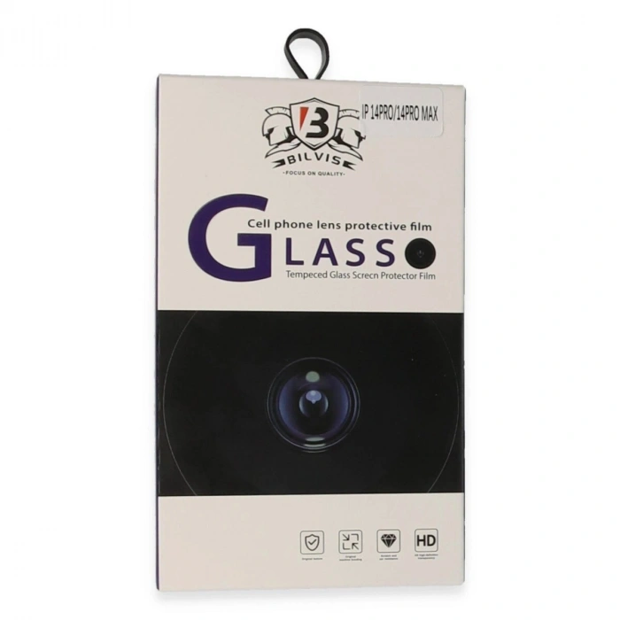 İphone 14 Pro Max Bilvis Titan Kamera Lens - Siyah