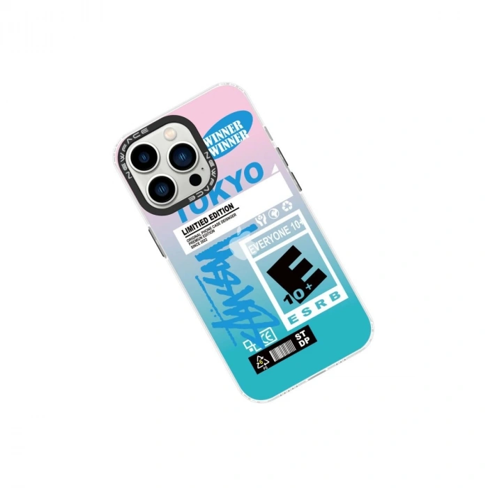 İphone 14 Pro Max Kılıf Estoril Desenli Kapak - Estoril - 1