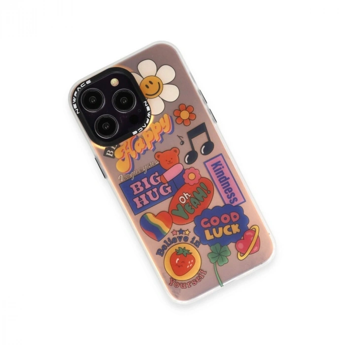 İphone 14 Pro Max Kılıf Estoril Desenli Kapak - Estoril - 15