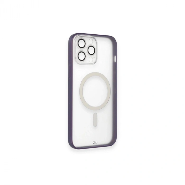 İphone 14 Pro Max Kılıf Grand Magneticsafe Kapak - Mor