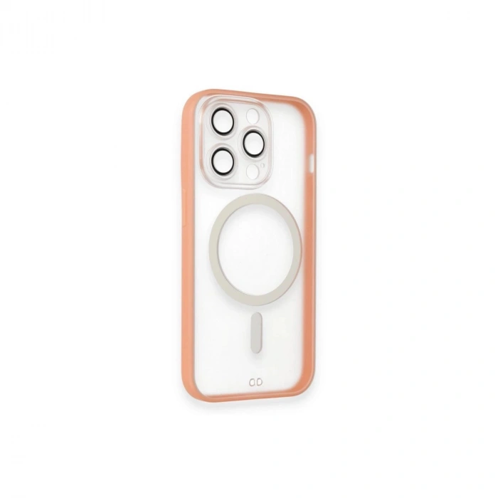 İphone 14 Pro Max Kılıf Grand Magneticsafe Kapak - Pembe