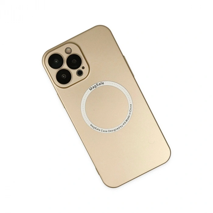 İphone 14 Pro Max Kılıf Jack Magneticsafe Lens  - Gold
