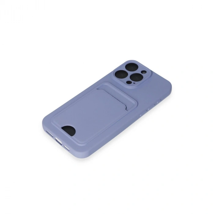 İphone 14 Pro Max Kılıf Kelvin Kartvizitli  - Lila