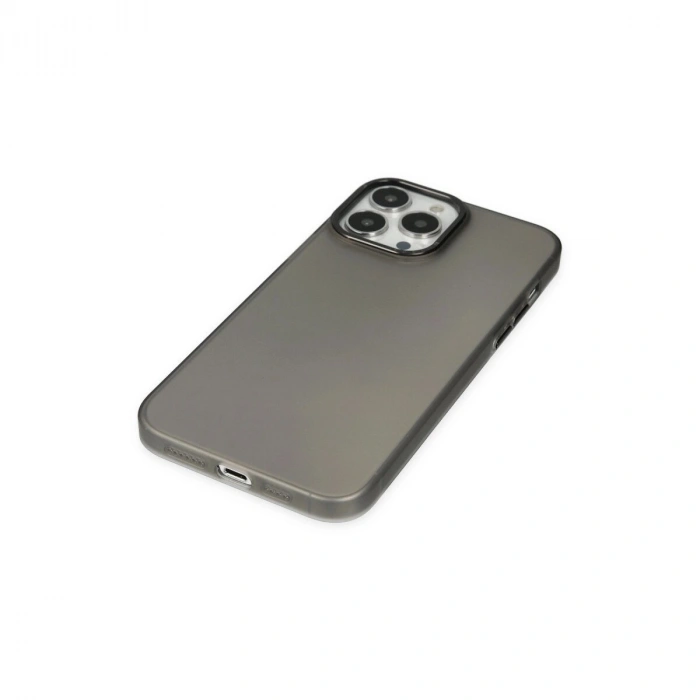 İphone 14 Pro Max Kılıf Modos Metal Kapak - Siyah