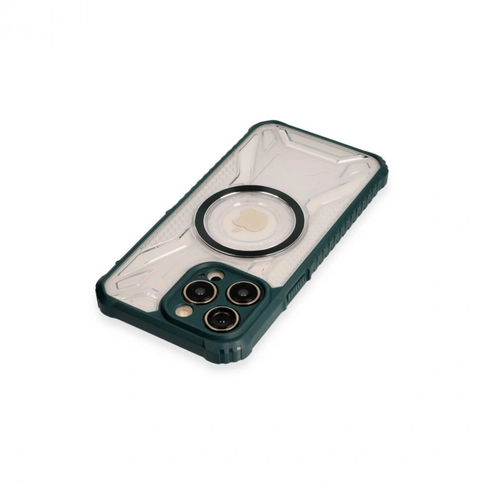 İphone 14 Pro Max Kılıf Prag Magneticsafe Kapak - Koyu Yeşil