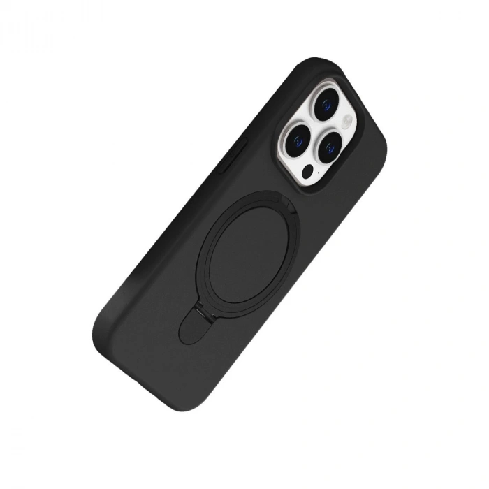 İphone 14 Pro Max Regal Magsafe Standlı Kapak - Siyah