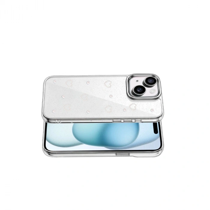 İphone 15 Fiyonk Desenli Kapak - Desen 10