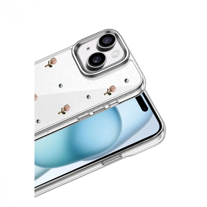 İphone 15 Plus Fiyonk Desenli Kapak - Desen 6