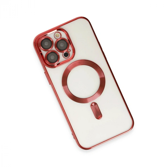 İphone 15 Pro Kılıf Kross Magneticsafe Kapak - Kırmızı