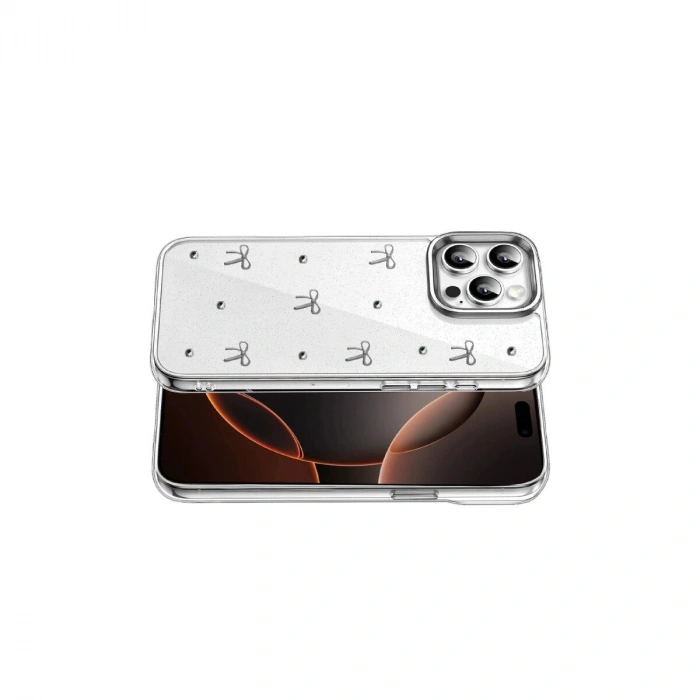 İphone 15 Pro Max Fiyonk Desenli Kapak - Desen 5
