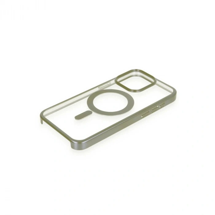 İphone 15 Pro Max Kılıf Erozi Magsafe Kapak - Gri