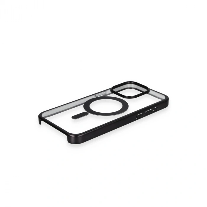 İphone 15 Pro Max Kılıf Erozi Magsafe Kapak - Siyah
