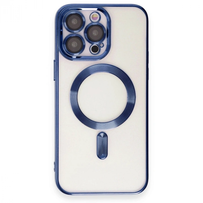 İphone 15 Pro Max Kılıf Kross Magneticsafe Kapak - Lacivert