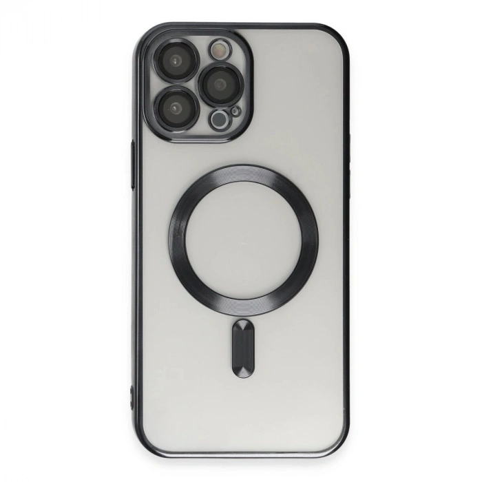 İphone 15 Pro Max Kılıf Kross Magneticsafe Kapak - Siyah