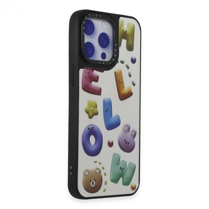 İphone 15 Pro Max Kılıf Mirror Desenli Kapak - Mirror - 15