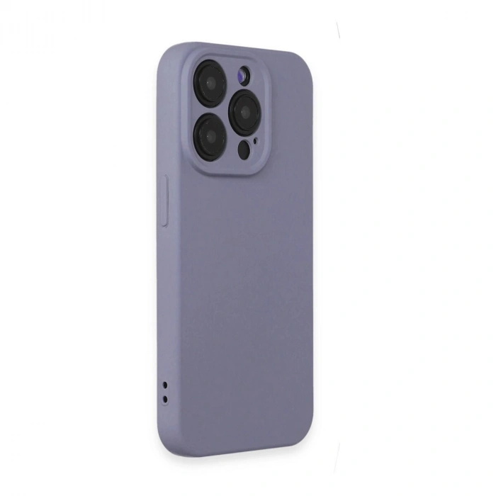 İphone 15 Pro Max Kılıf Nano İçi Kadife  - Lila