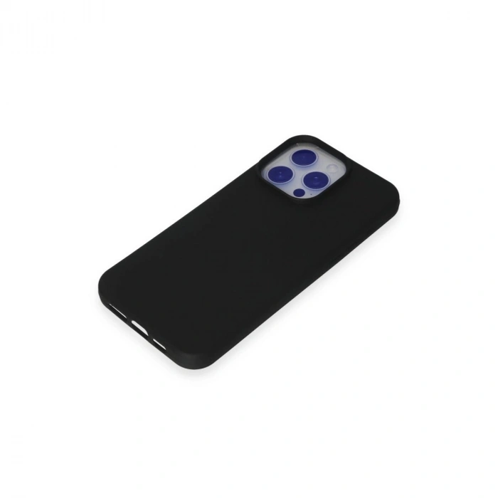 İphone 15 Pro Max Kılıf Nano İçi Kadife  - Siyah