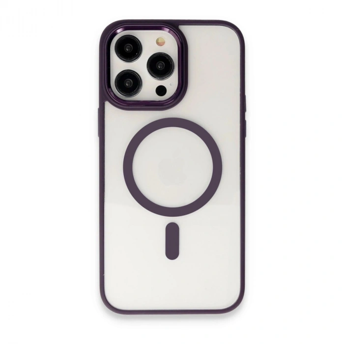 İphone 15 Pro Max Kılıf Room Magneticsafe  - Derin Mor