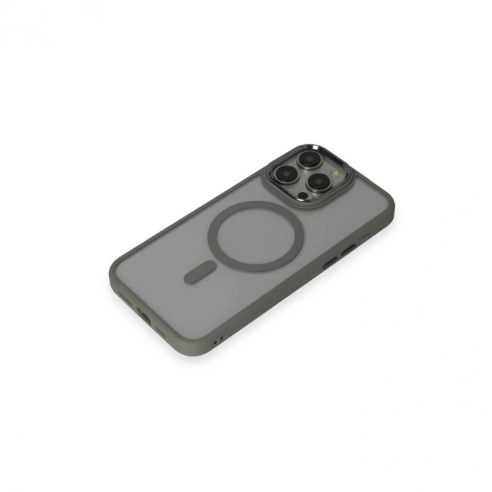 İphone 15 Pro Max Kılıf Room Magneticsafe  - Gri