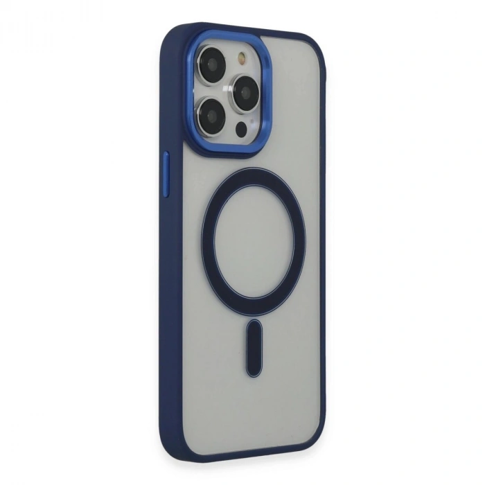 İphone 15 Pro Max Kılıf Room Magneticsafe  - Lacivert