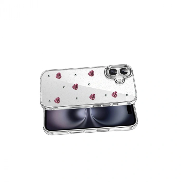 İphone 16 Plus Fiyonk Desenli Kapak - Desen 3