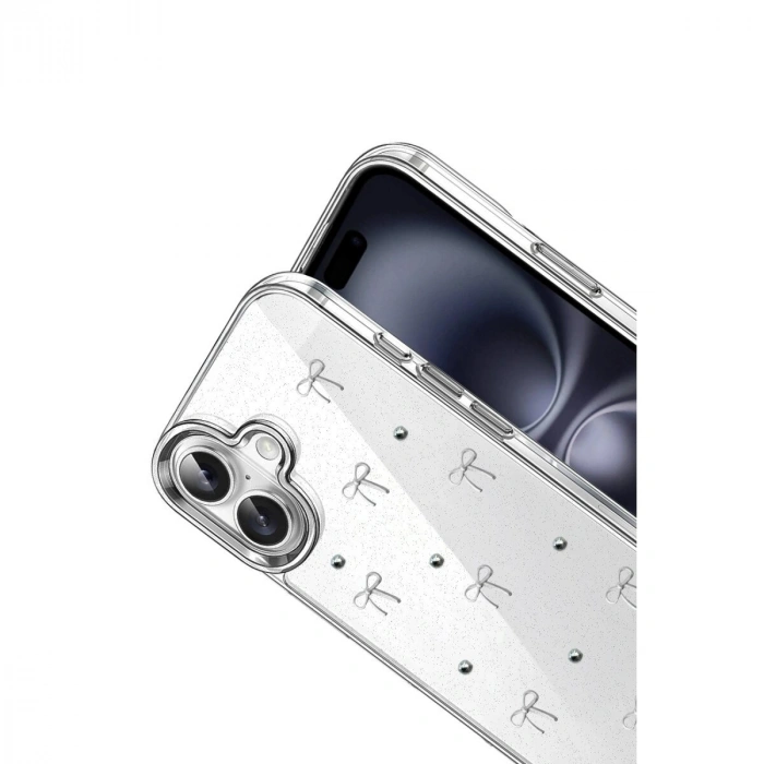 İphone 16 Plus Fiyonk Desenli Kapak - Desen 5