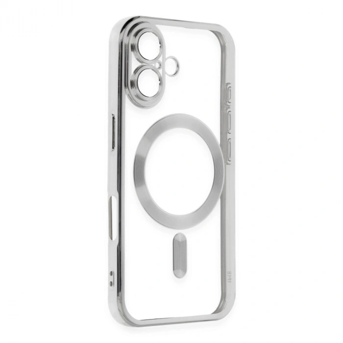 İphone 16 Plus Kılıf Kross Magneticsafe Kapak - Gümüş