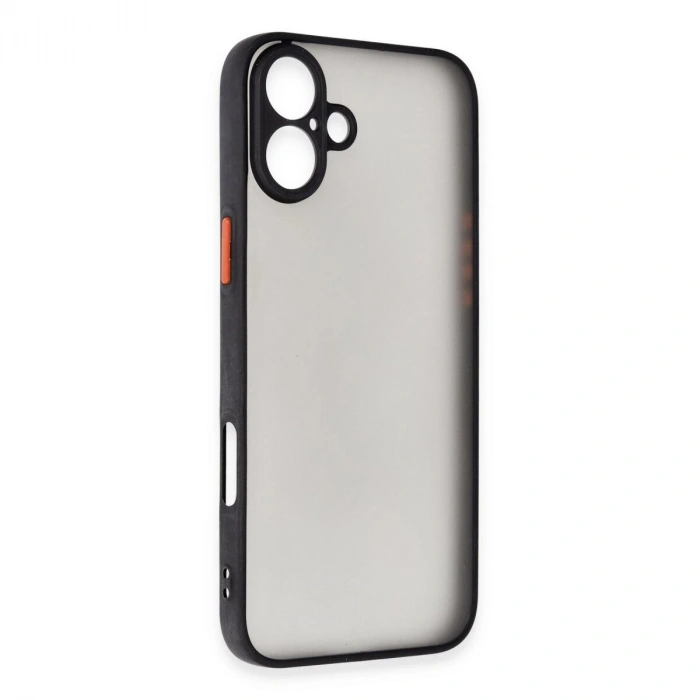 İphone 16 Plus Kılıf Montreal  Kapak - Siyah