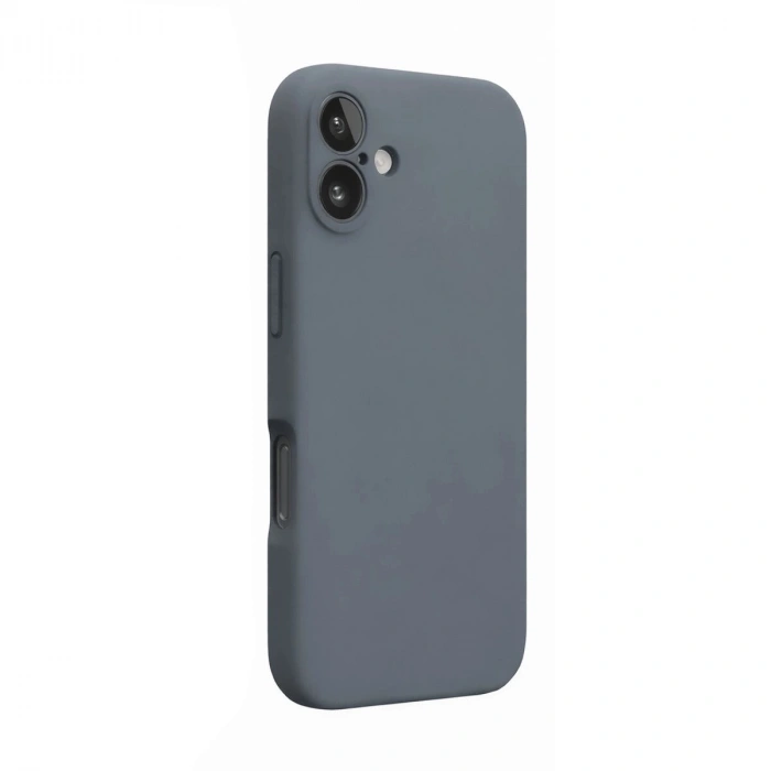 İphone 16 Plus Kılıf Nano İçi Kadife  - Gri