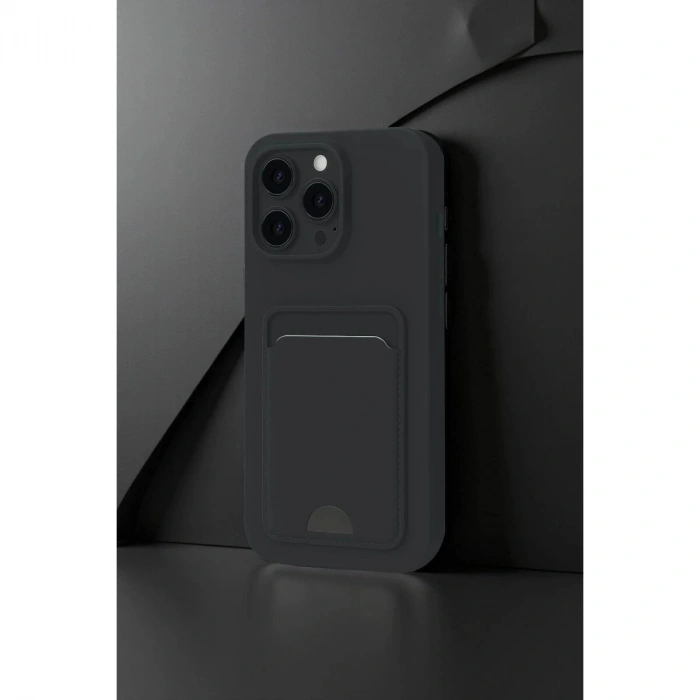 İphone 16 Pro Kılıf Kelvin Kartvizitli  - Koyu Yeşil