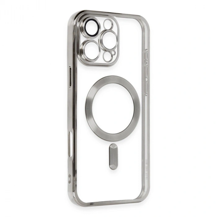 İphone 16 Pro Kılıf Kross Magneticsafe Kapak - Titan Gri
