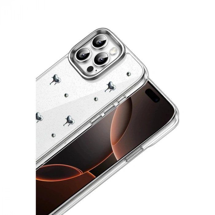İphone 16 Pro Max Fiyonk Desenli Kapak - Desen 1