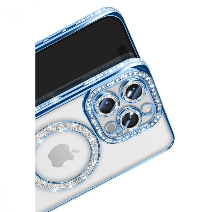 İphone 16 Pro Max Kılıf Joke Simli Magneticsafe Kılıf - Mi