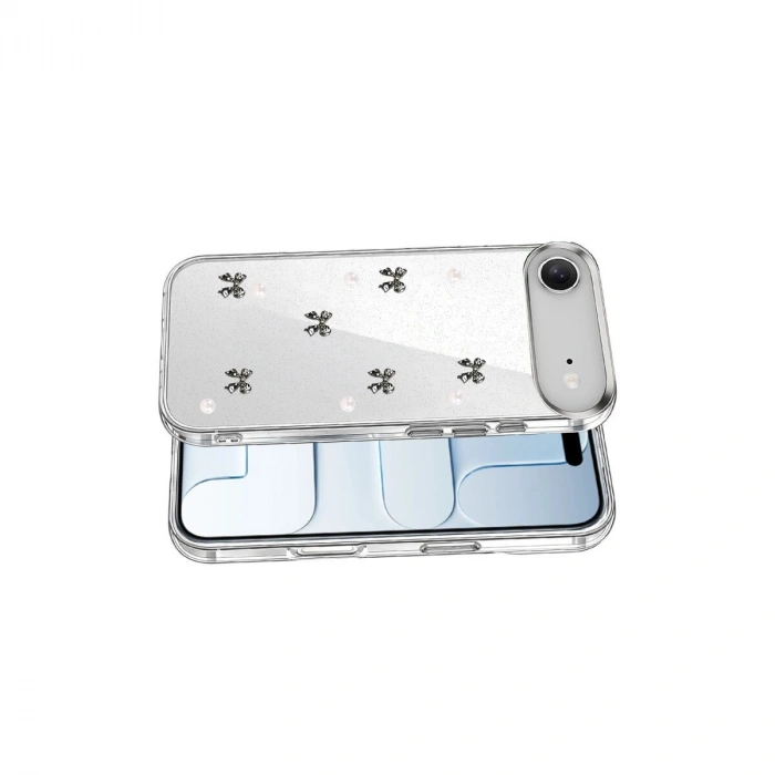 İphone 17 Air Fiyonk Desenli Kapak - Desen 8