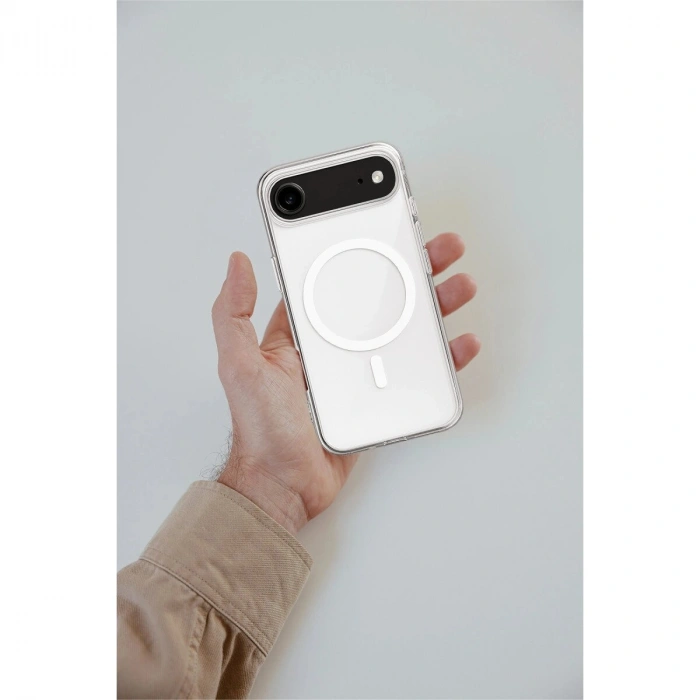 İphone 17 Air Kılıf Magneticsafe Şeffaf  - Şeffaf