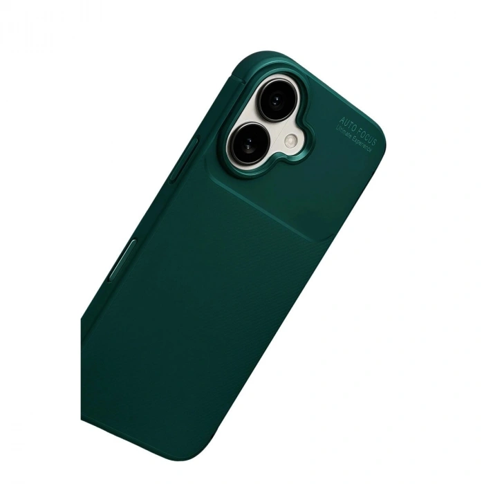İphone 17 Auto Fus Karbon Kapak - Koyu Yeşil