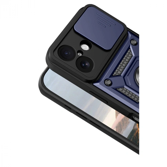 İphone 17 Pars Lens Yüzüklü  - Lacivert