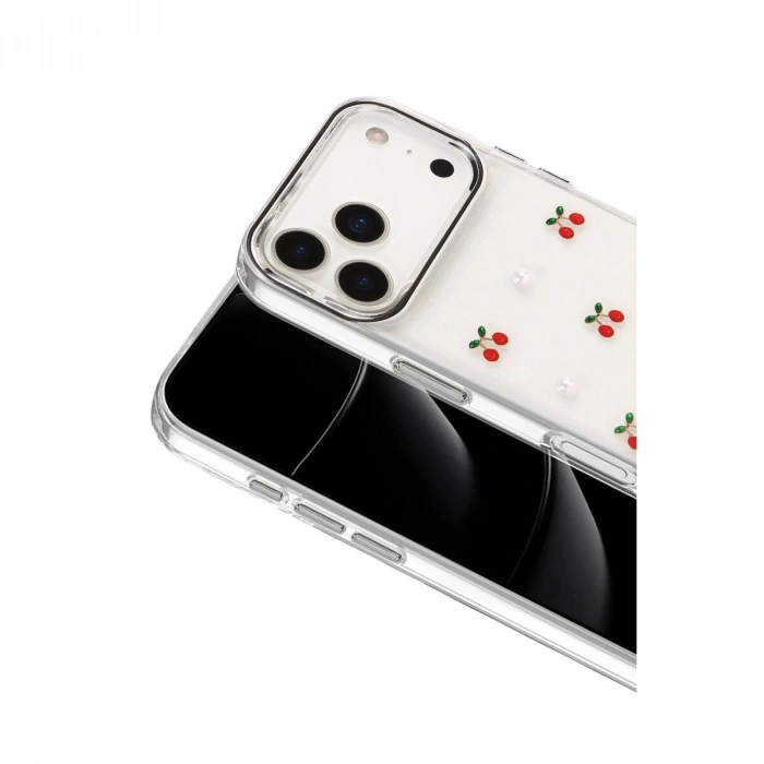 İphone 17 Pro Fiyonk Desenli Kapak - Desen 9