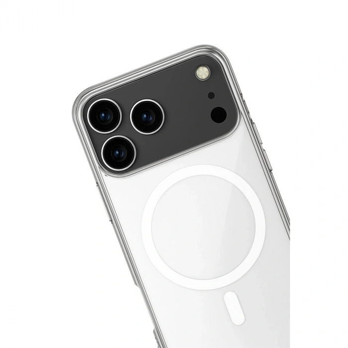 İphone 17 Pro Kılıf Magneticsafe Şeffaf  - Şeffaf