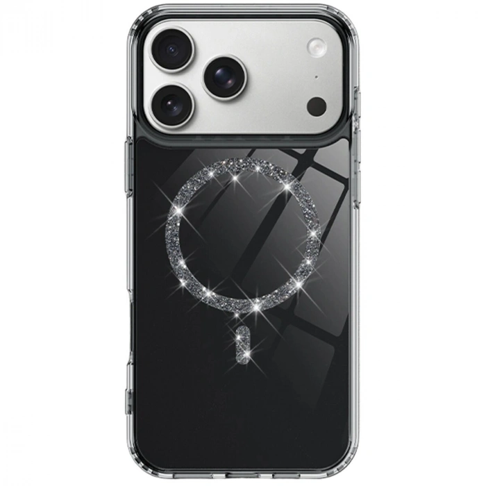 İphone 17 Pro Live Diamond Magsafe Kapak - Siyah