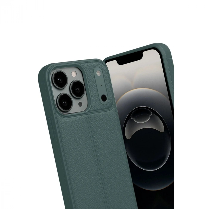 İphone 17 Pro Max Auto Fus Kapak - Koyu Yeşil