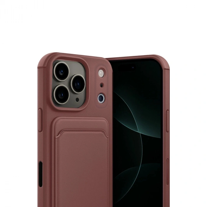 İphone 17 Pro Max Kelvin Kartvizitli  - Bordo