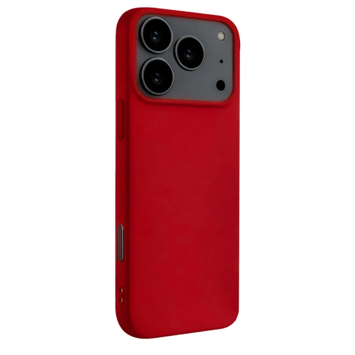 İphone 17 Pro Max Nano İçi Kadife  - Kırmızı