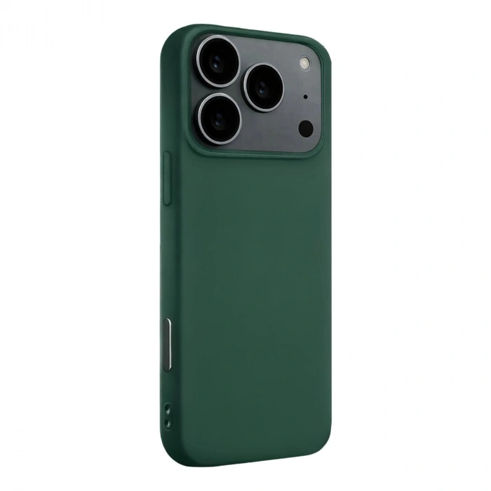 İphone 17 Pro Max Nano İçi Kadife  - Koyu Yeşil