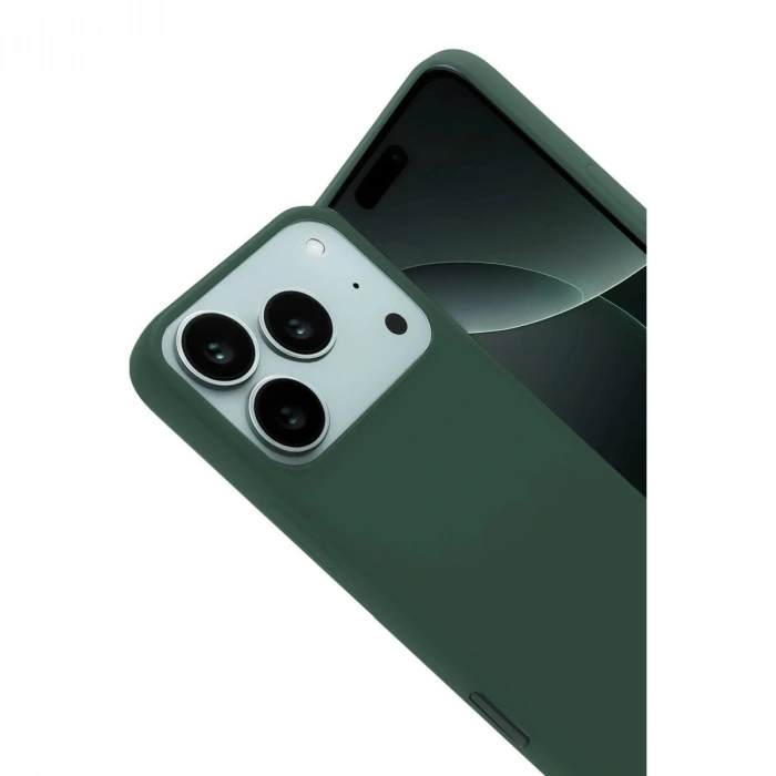 İphone 17 Pro Nano İçi Kadife  - Koyu Yeşil