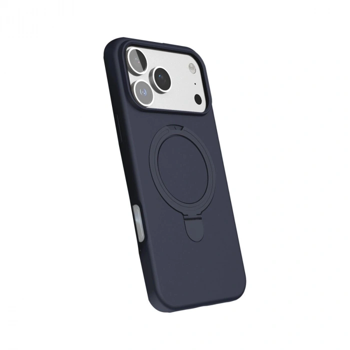 İphone 17 Pro Regal Magsafe Standlı Kapak - Lacivert