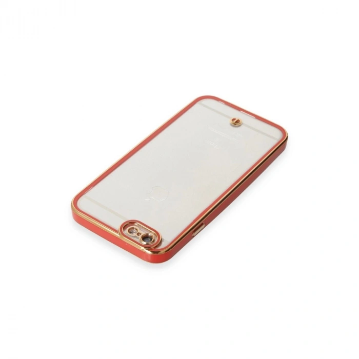 İphone 6 Kılıf Liva Lens  - Kırmızı