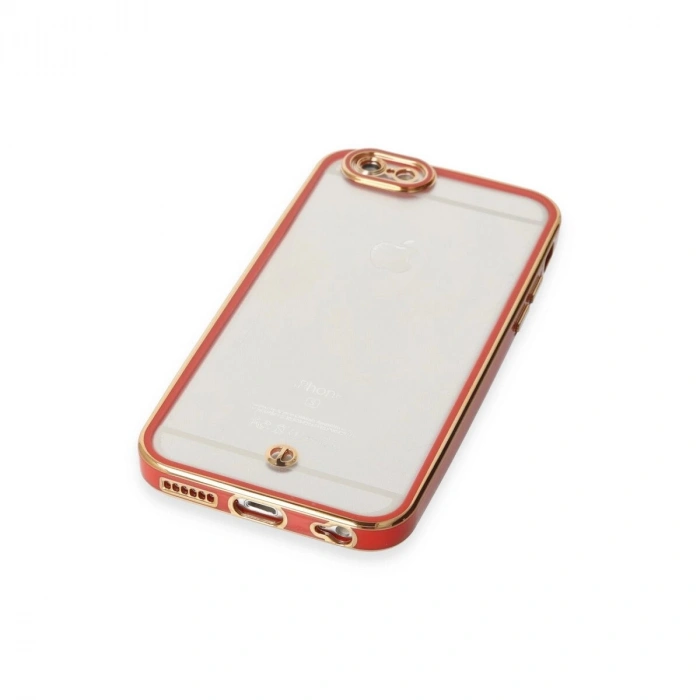 İphone 6 Kılıf Liva Lens  - Kırmızı