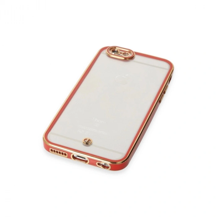 İphone 6 Kılıf Liva Lens  - Kırmızı